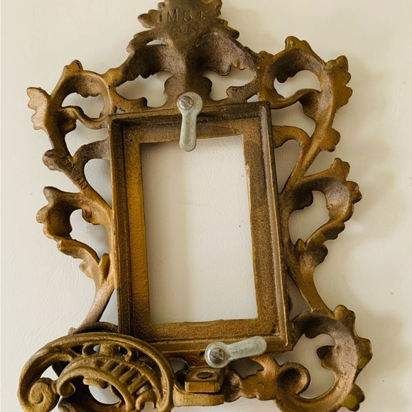 Art Nouveau Style Picture Frame Andrea by Sadek Vintage Metal Easel Back - Picture 9 of 11